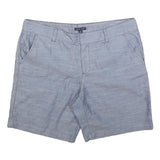 TOMMY HILFIGER Womens Shorts Blue Casual L W36 Cotton Blend Comfort
