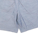 TOMMY HILFIGER Womens Shorts Blue Casual L W36 Cotton Blend Comfort