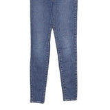 LEVI'S Mile High Super Skinny Big E Womens Jeans Blue Slim Skinny Denim Medium
