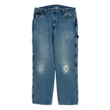 Dickies Carpenter Jeans - 34W 30L Blue Denim