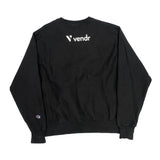 Reverse Weave Champion Sweatshirt - Medium Black Cotton Blend