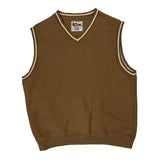 Chase Authentics Sweater Vest - Medium Brown Cotton
