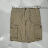 Levis Cargo Shorts - 32W 11L Khaki Cotton