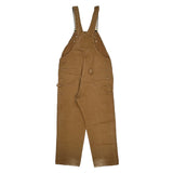 Carhartt Double Knee Overalls - 40W 30L Brown Cotton