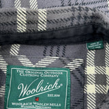 Woolrich Checked Flannel Shirt - 2XL Gray Cotton
