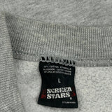 Ireland Screen Stars Graphic Sweatshirt - Large Gray Cotton Blend