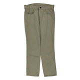 Levis Trousers - 32W 30L Khaki Cotton