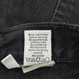 Calvin Klein Jeans Denim Shorts - 36W 10L Black Cotton