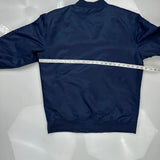 Vintage AsstSeries Bomber Jacket - Medium Blue Polyester