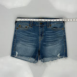 True Religion Denim Shorts - 31W UK 10 Blue Cotton