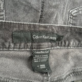 Calvin Klein Jeans Cord Trousers - 31″ Waist Black Cotton