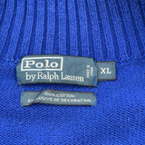 Polo By Ralph Lauren 1/4 Zip - XL Blue Cotton