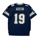 Dallas Cowboys Reebok Nfl Football Jersey - Large Navy Polyester