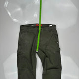 Dickies Carpenter Pants - 32W 31L Green Cotton