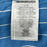 Quiksilver Striped Shorts - 34W 10L Grey Cotton Blend
