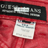 Guess Jeans - 28W UK 8 Red Cotton
