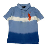 Age 5 Polo By Ralph Lauren Striped Polo Shirt - XS Blue Cotton