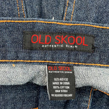 Old Skool Jeans - 38W 32L Dark Wash Cotton
