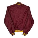 Holloway Varsity Jacket - XL Burgundy Polyester