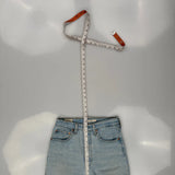 Levis Ribcage Straight Jeans - 26W US 2 Light Wash Cotton