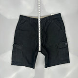 Wrangler Cargo Shorts - 35W 10L Black Cotton