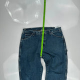 Dickies Carpenter Pants - 34W 32L Blue Cotton
