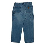 Carhartt Carpenter Jeans - 34W 29L Blue Denim