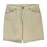 Levis Denim Shorts - 35W 8L Beige Denim
