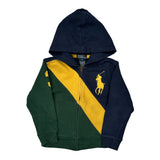 Age 4 Polo By Ralph Lauren Striped Hoodie - XS Green Cotton