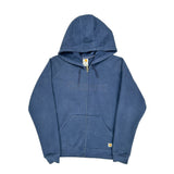 Carhartt Hoodie - Large Blue Cotton Blend