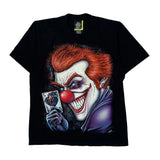 Joker Glow In The Dark Rock Eagle Single Stitch T-Shirt - Large Black Cotton