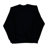 Russell Athletic Sweatshirt - Medium Black Cotton Blend