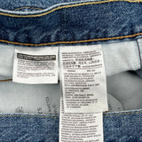 Levis Denim Shorts - 36W 10L Blue Cotton