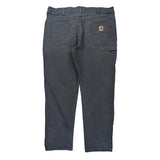Carhartt Carpenter Trousers - 35W 30L Grey Cotton