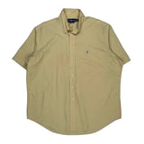 Ralph Lauren Short Sleeve Shirt - 2XL Yellow Cotton