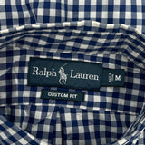 Ralph Lauren Checked Shirt - Medium Blue Cotton