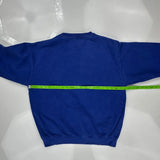 Boise State Broncos Old Varsity Brand College Sweatshirt - Medium Blue Cotton