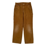 Age 12 Carhartt Carpenter Pants - Mediumw 32L Brown Cotton