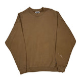 90S Blank Lee Sweatshirt - XL Brown Cotton