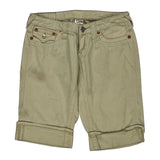 True Religion Chino Shorts - 25W UK 6 Beige Cotton