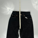 550 Levis Jeans - 26W UK 6 Black Cotton