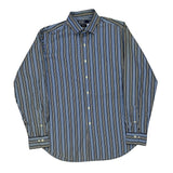 Polo By Ralph Lauren Striped Shirt - Large Black Cotton