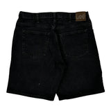 Lee Denim Shorts - 36W 10L Black Cotton