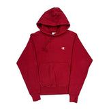 Reverse Weave Champion Hoodie - Small Red Cotton
