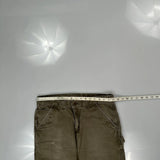Carhartt Carpenter Trousers - 34W 30L Brown Cotton