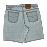 Orange Tab 550, Relaxed Fit Levis Denim Shorts - 36W 9L Light Wash Denim