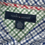 Tommy Hilfiger Checked Shirt - Large Blue Cotton