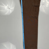 Napapijri Cargo Trousers - 34W 34L Brown Cotton