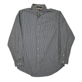 Tommy Hilfiger Striped Shirt - Large White Cotton