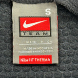 Nike 1/4 Zip - Small Black Polyester